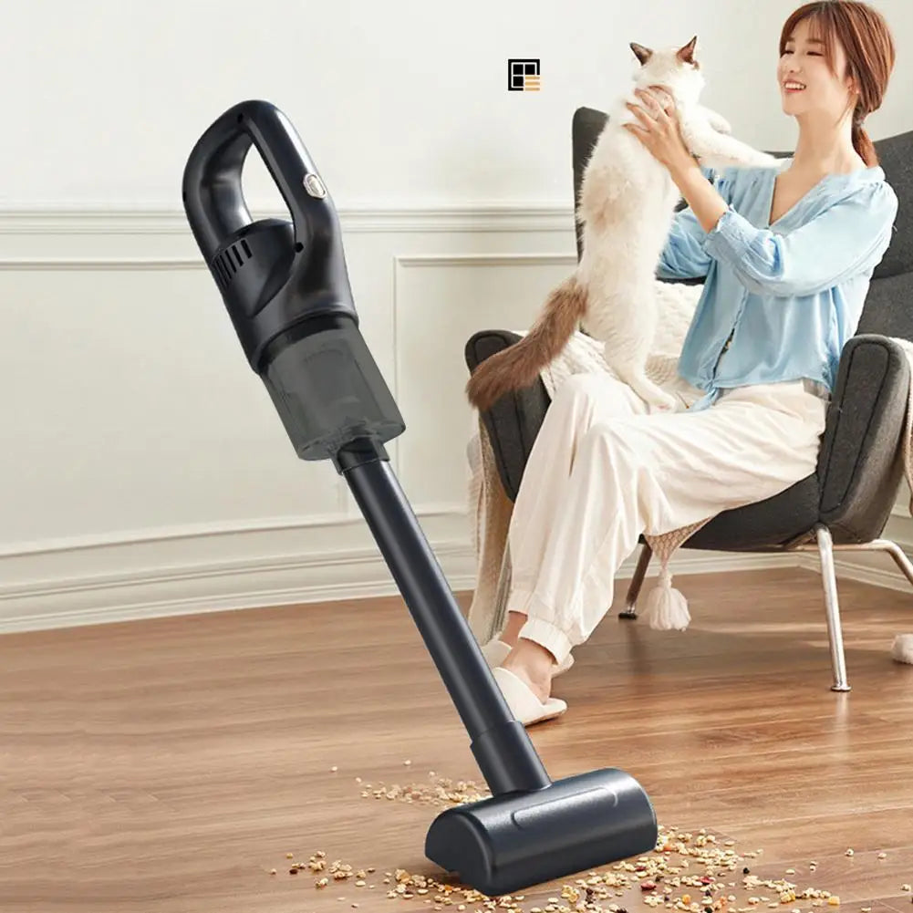Portable Wireless Handheld Vacuum Cleaner Cordless Handheld Chargeable Auto Vacuum for Home & Car & Pet Mini Vacuum Cleaner