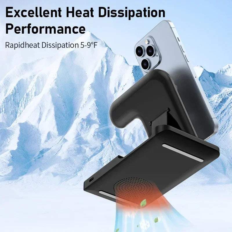 3 In 1 Wireless Charger Pad Stand Phone Holder Bracket Induction Fast Charging Station for iPhone 16 15 14 13 12 iWatch Airpods