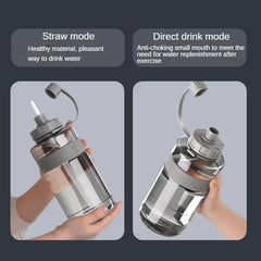 2 Liter Big Water Bottle with Straw 2L/1.5L/1L/0.6L Large Capacity School Gym Sports Drinking Bottles BPA Free Fitness