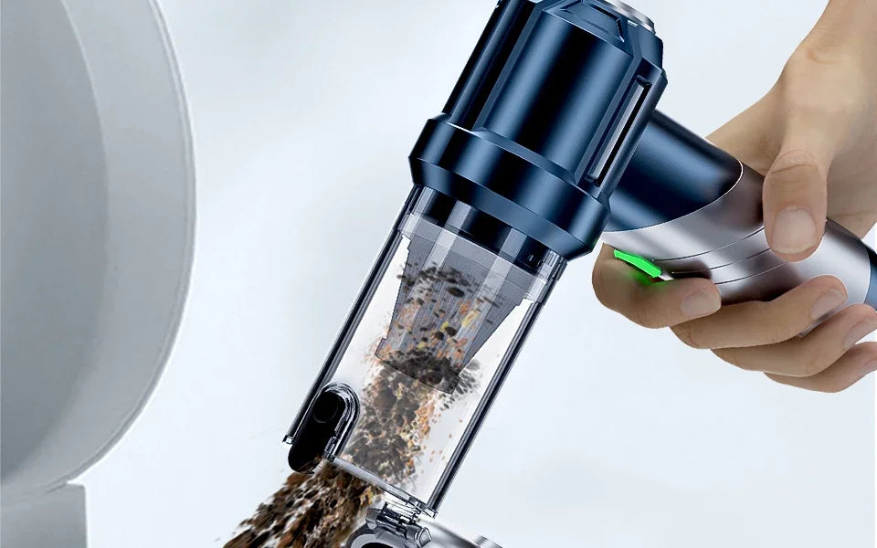 Car Vacuum Cleaner Portable Handheld Mini Vacuum Cleaner Cordless Strong Suction Car Cleaner Car Vacuum Home Appliance