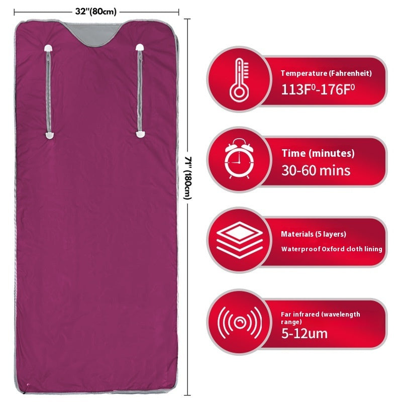 Sauna Blanket Far Infrared Acid Removing Wet Sweat Removing Health Care