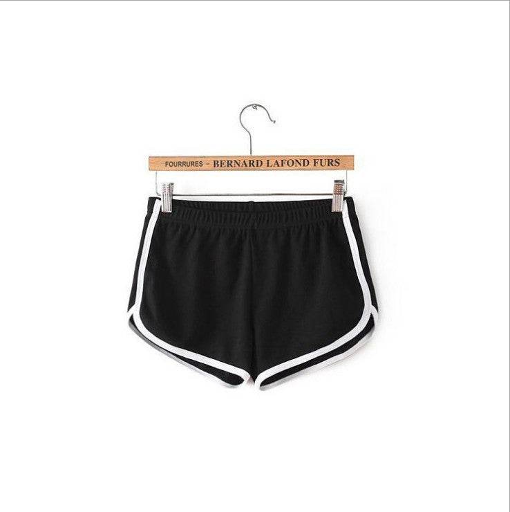 Solid Color Breathable Workout Shorts Women's Candy Color Hot Pants Shorts - Nuprozone