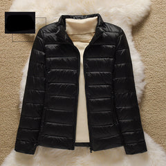 Thin Autumn And Winter Collar Large Size Light Down Jacket Light Fashion Short Coat