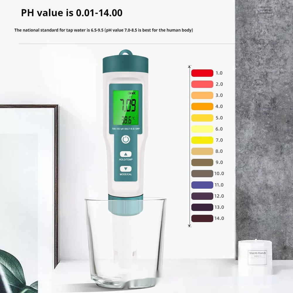 7-in-1 Water Quality Test PenSGORP Water Quality Detector TDS Water-testing Pen