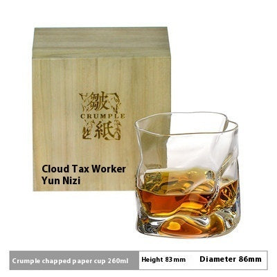 Nitrate Glass Cup Crumpled Paper