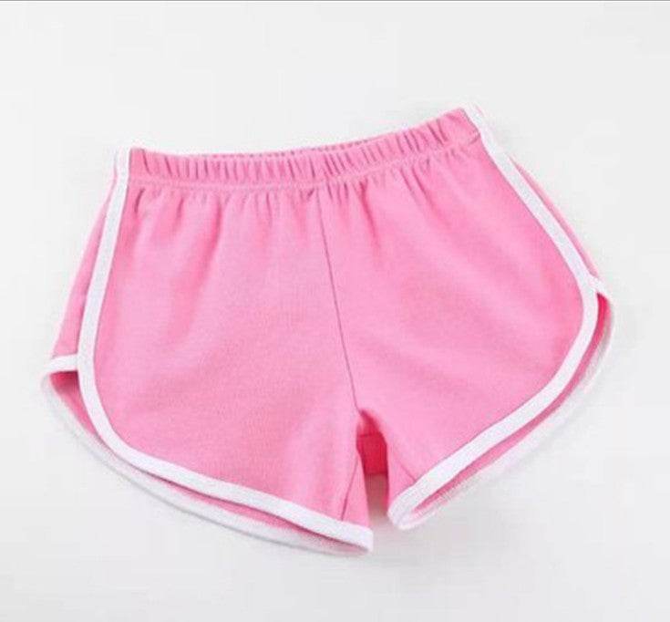 Solid Color Breathable Workout Shorts Women's Candy Color Hot Pants Shorts - Nuprozone