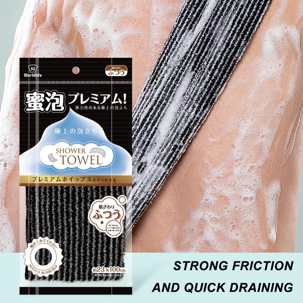 Exfoliating Washcloth Face & Body Scrub Towel - Japanese Towel with Hexagon Fibers Resistant Exfoliating Washcloth for All Skin Types - Nuprozone